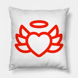 Valentine love heart for lovers couples on 14th of february Pillow