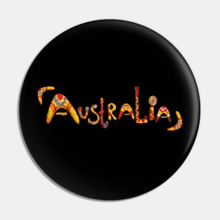 Australian Aboriginal Art Pin