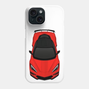 C8 Red Phone Case