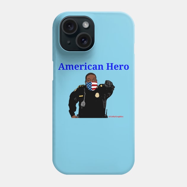 American Hero Phone Case by CathyGraphics