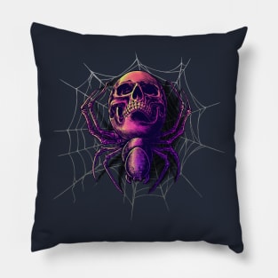 Spider skull Pillow