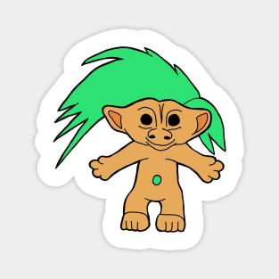 Green troll Magnet