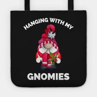 Hanging With Gnomies Gnome Christmas Tree Xmas Gift Tote