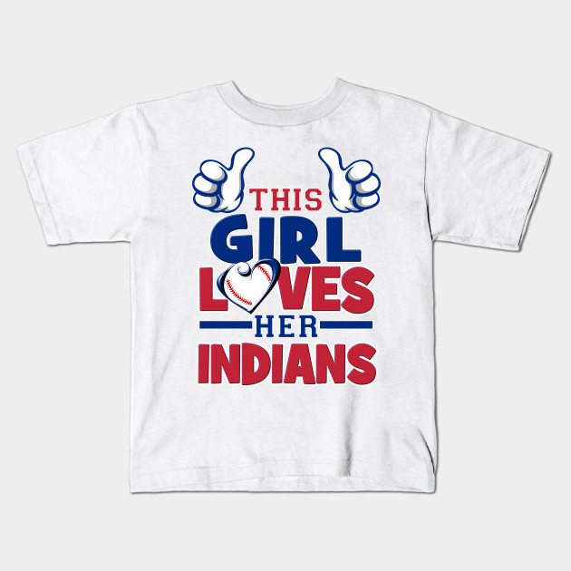 girls cleveland indians shirt