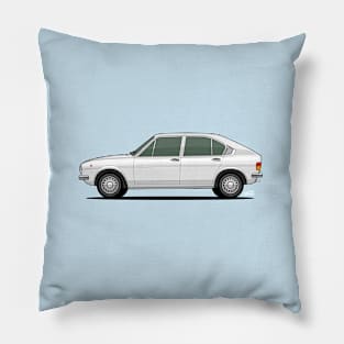 Alfasud side profile drawing - White Pillow