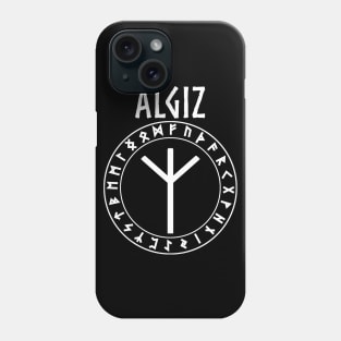 Algiz Norse Rune of Protection Phone Case