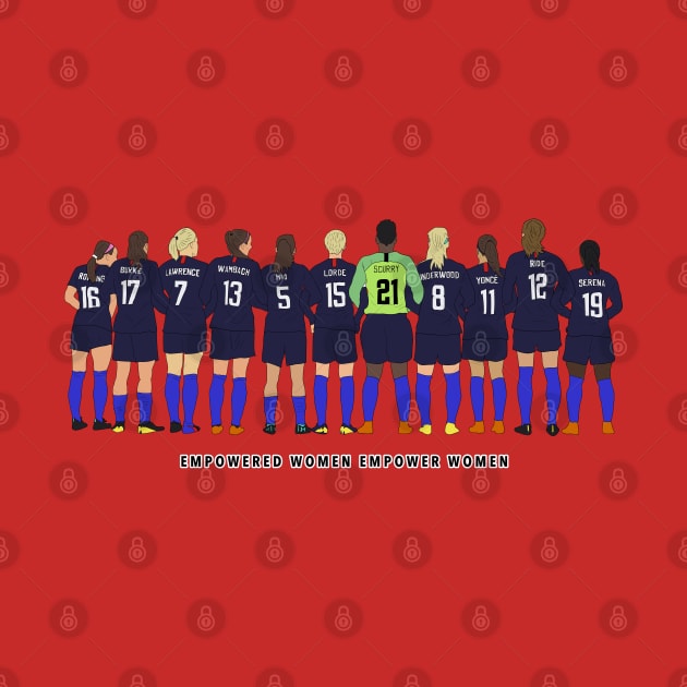 USWNT US Womens Soccer Team by Hevding