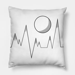 The Minimalist Mountain Pillow