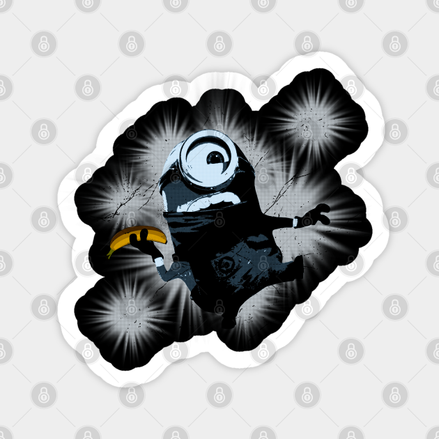 Banksy Banana Dispicable Me Sticker Teepublic