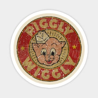 Red Vintage Piggly Magnet