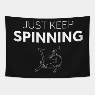 Just Keep Spinning Tapestry