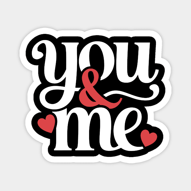 You and Me Magnet by CreativeSage