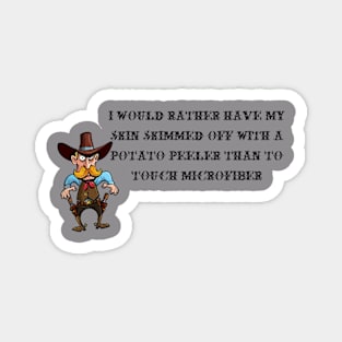 Microfiber cowboy Magnet