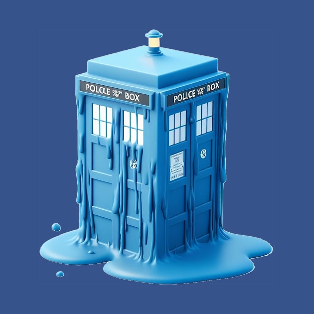 Melting TARDIS by valsevent