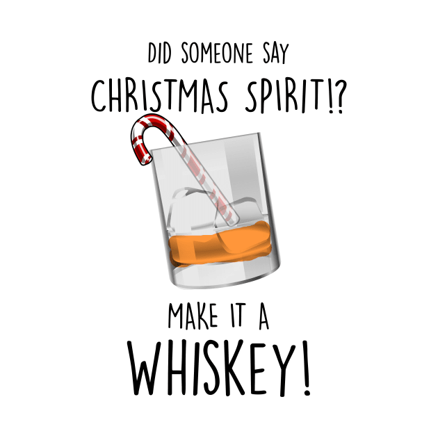 My Christmas Spirit is Whiskey by fleeksheek