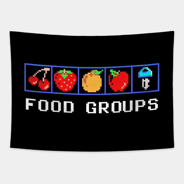 Food Groups Tapestry by TandemShock