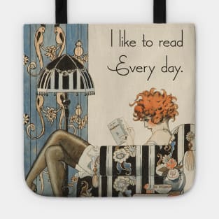 I Like To Read Every Day Tote