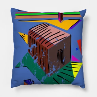 Vintage abstract architecture Pillow