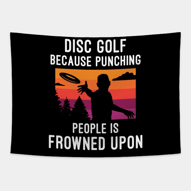 Disc Golf Tapestry by TheBestHumorApparel
