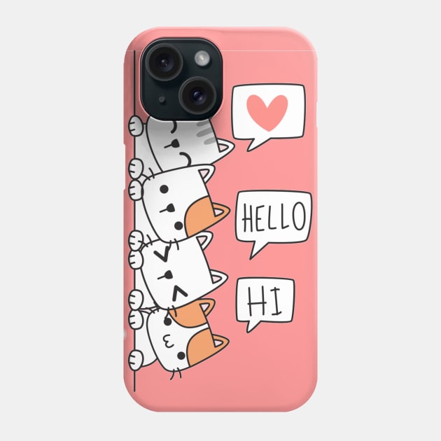 Hello - Have A Nice Day Phone Case by Red Rov