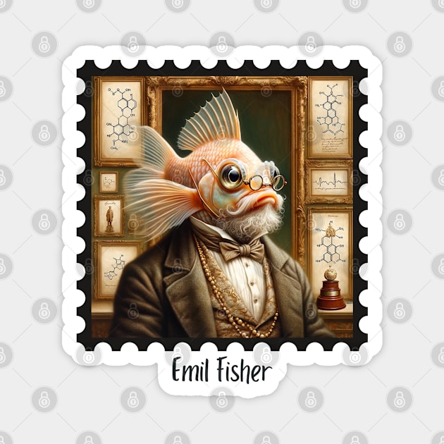 Emil Fisher Magnet by EarthisticWear