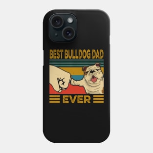 Best Bulldog Dad Ever Vintage Phone Case