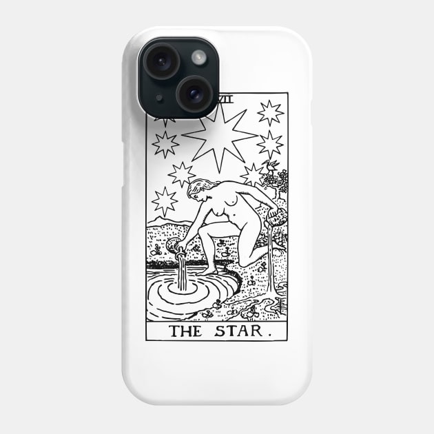 Tarot Card - Star Phone Case by isstgeschichte