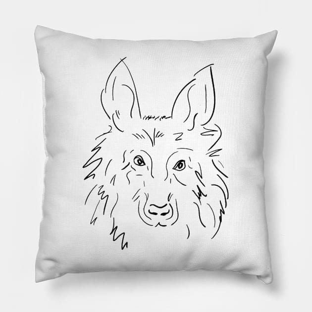 The Dog T Shirt Pillow by yaney85