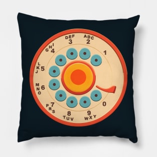 Pop Art Rotary Dial Pillow