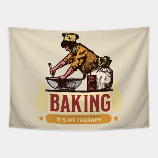 Baking it’s my therapy Tapestry