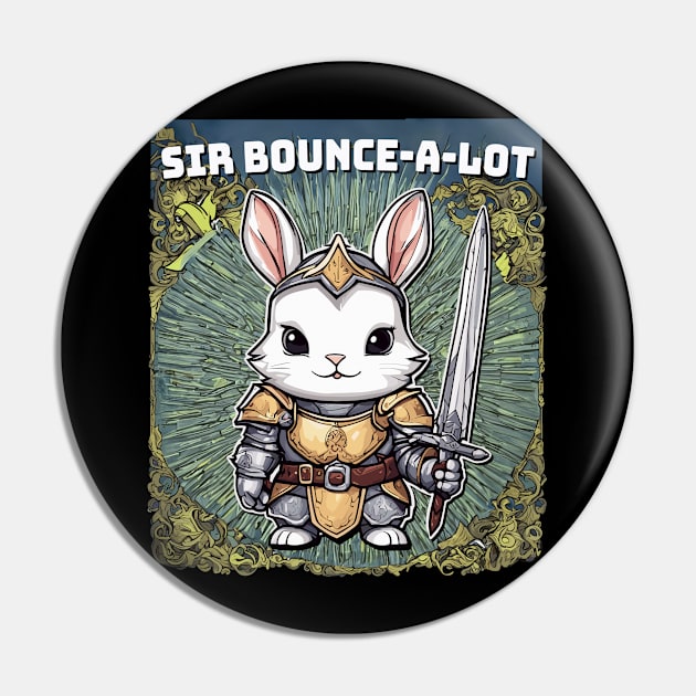 Sir Bounce-a-Log Pin by Kingrocker Clothing