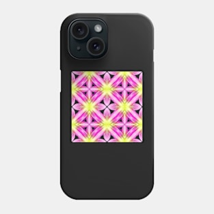 Pink Yellow Dahlia Pattern Pattern Number 2 Phone Case