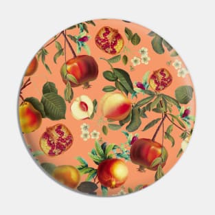 Vintage Fruit Pattern XXIX Pin