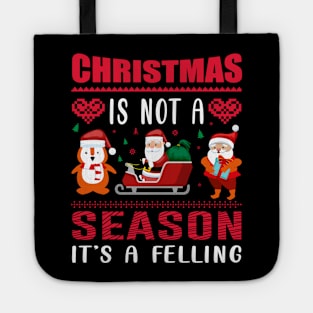 Christmas T - Shirt Design Tote