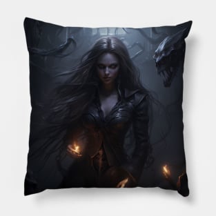 Creepy And Attractive Banshee Pillow