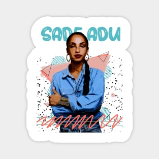 Retro Vintage Sade Adu Fan Art Design Magnet