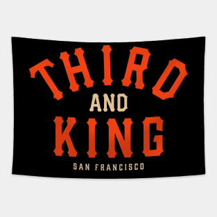 Third and King Baseball Tapestry