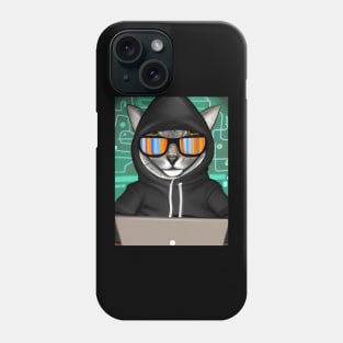 Hacker Cat Phone Case