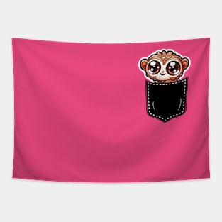 Kawaii Tarsier in Pocket Tapestry