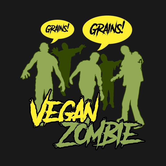 vegan zombie vegan zombie apocalypse vegan - Vegan - T-Shirt | TeePublic