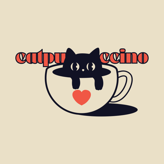 Catpuccino retro vintage by LazyBunny