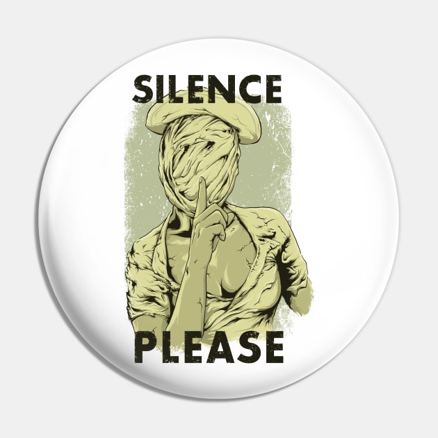 Silence Pin by RedBug01