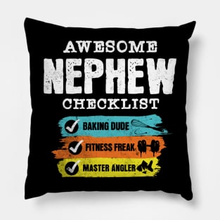 Awesome nephew checklist Pillow