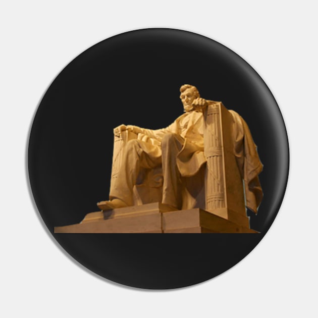 Abraham Abe Lincoln Memorial Pin by colormecolorado