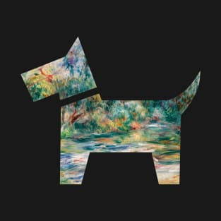 Dog Renoir Landscape, Paysage (1917) T-Shirt