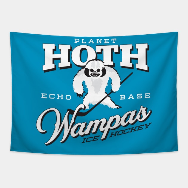 Hoth Wampas Tapestry by MindsparkCreative