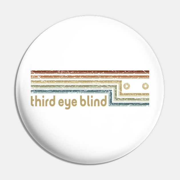 Third Eye Blind Cassette Stripes Pin by casetifymask