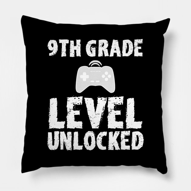 9th Grade Level Unlocked Pillow by mareescatharsis