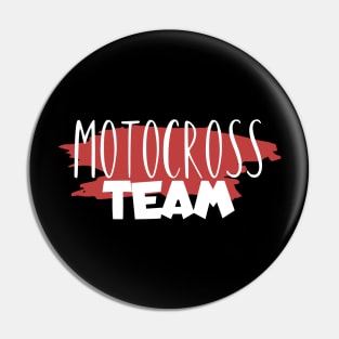 Motocross team Pin