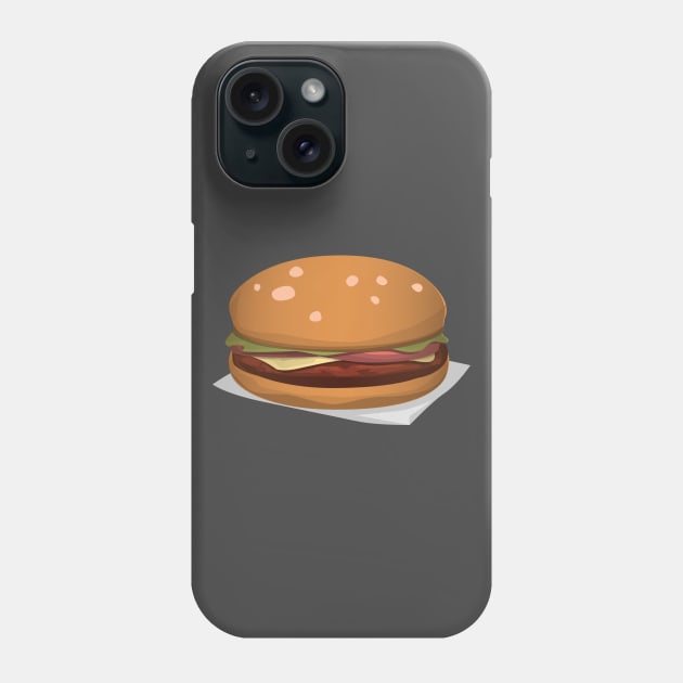 burger. with cheese. Phone Case by NEWTOM29